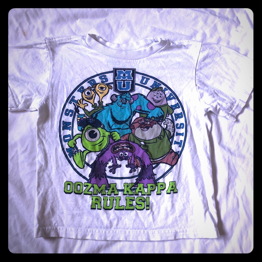 Monster’s Inc white boys tee